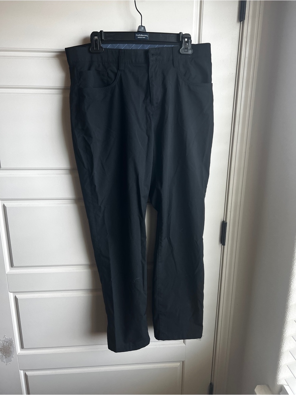 Roundtree & Yorke Black Performance Golf Pants 34x30